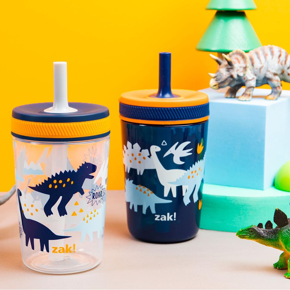 Foto 4 pulgar | Vaso Zak Designs Kelso Toddler  450 Ml  Paquete De 2 Unidades  Dinoroar - Venta Internacional.