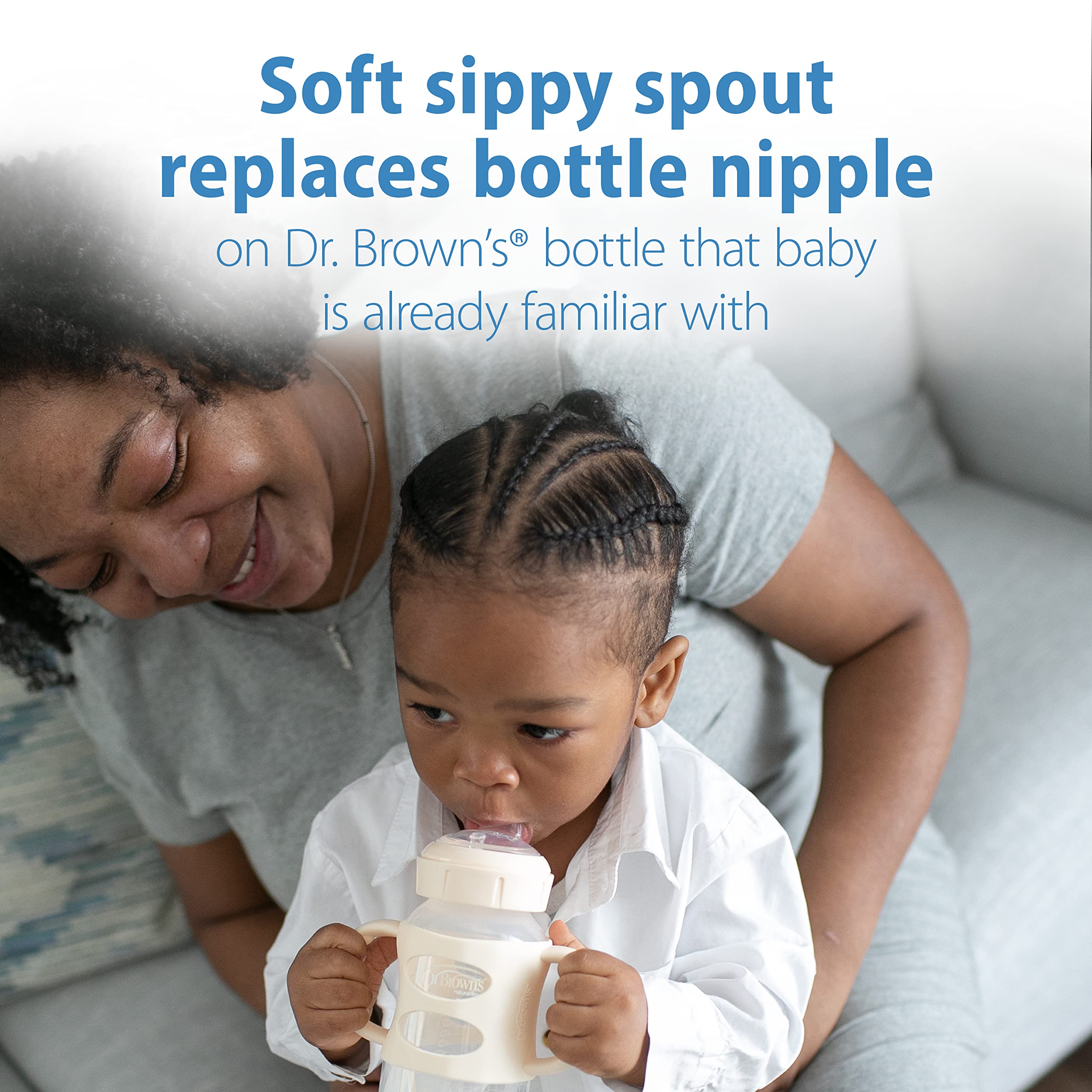 Foto 4 pulgar | Botella Sippy Spout Dr. Brown's Milestones  270 Ml  6 M+  Paquete De 2 - Venta Internacional.