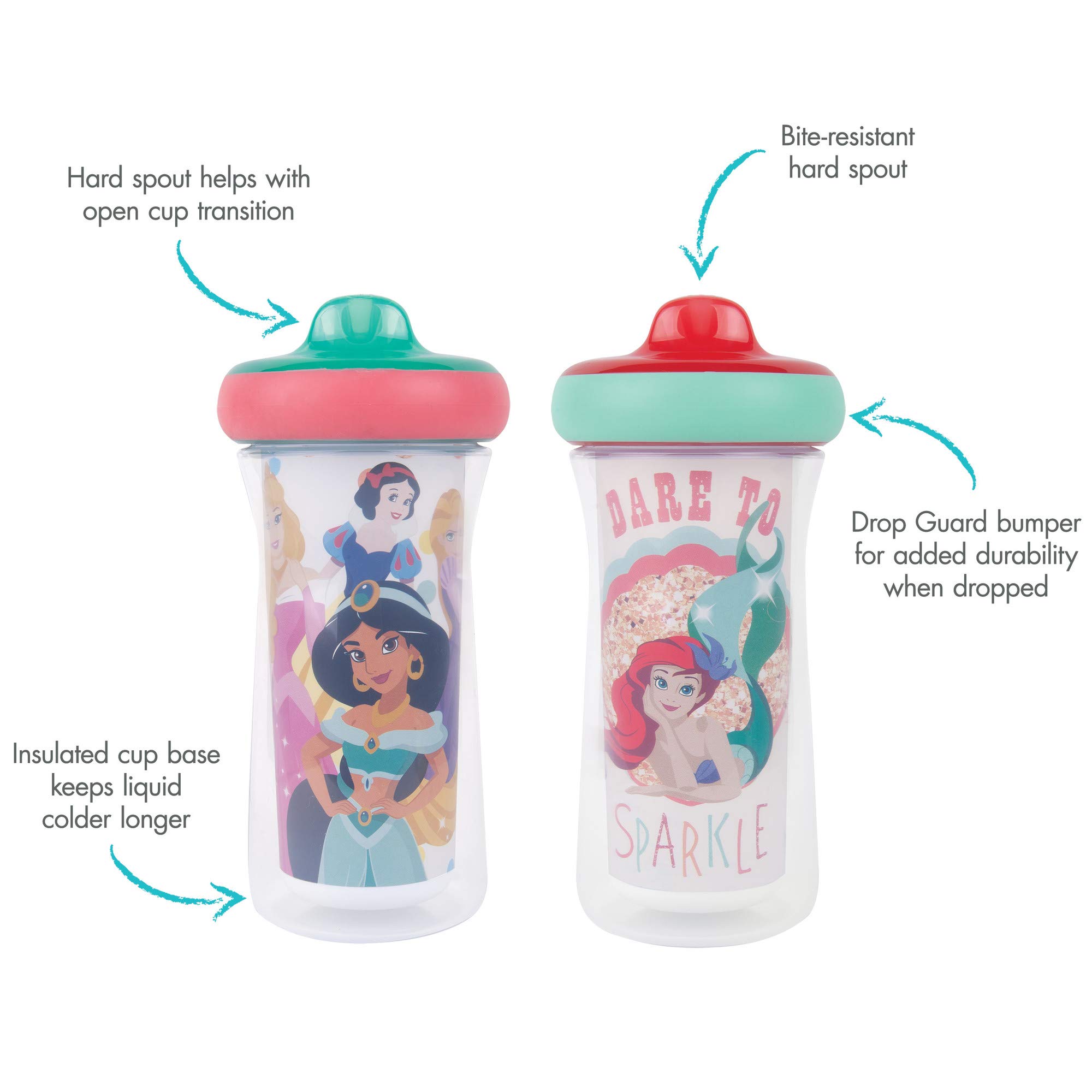 Foto 4 | Vasos Para Sorber The First Years Disney Princess  270 Ml  Paquete De 2 - Venta Internacional.