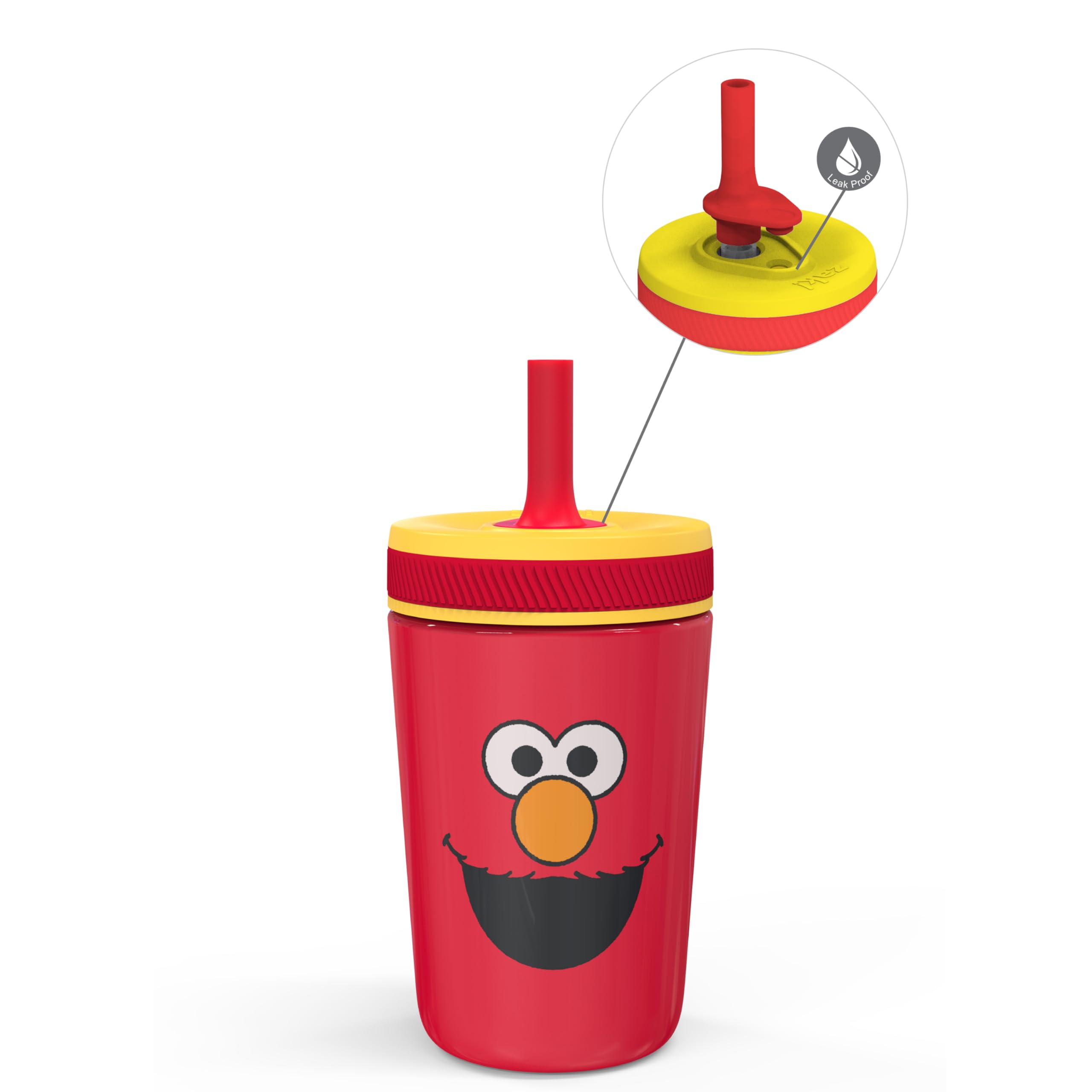 Foto 1 | Sippy Cup Zak Designs Sesame Street Kelso  350 Ml  Con Aislamiento Al Vacío - Venta Internacional.