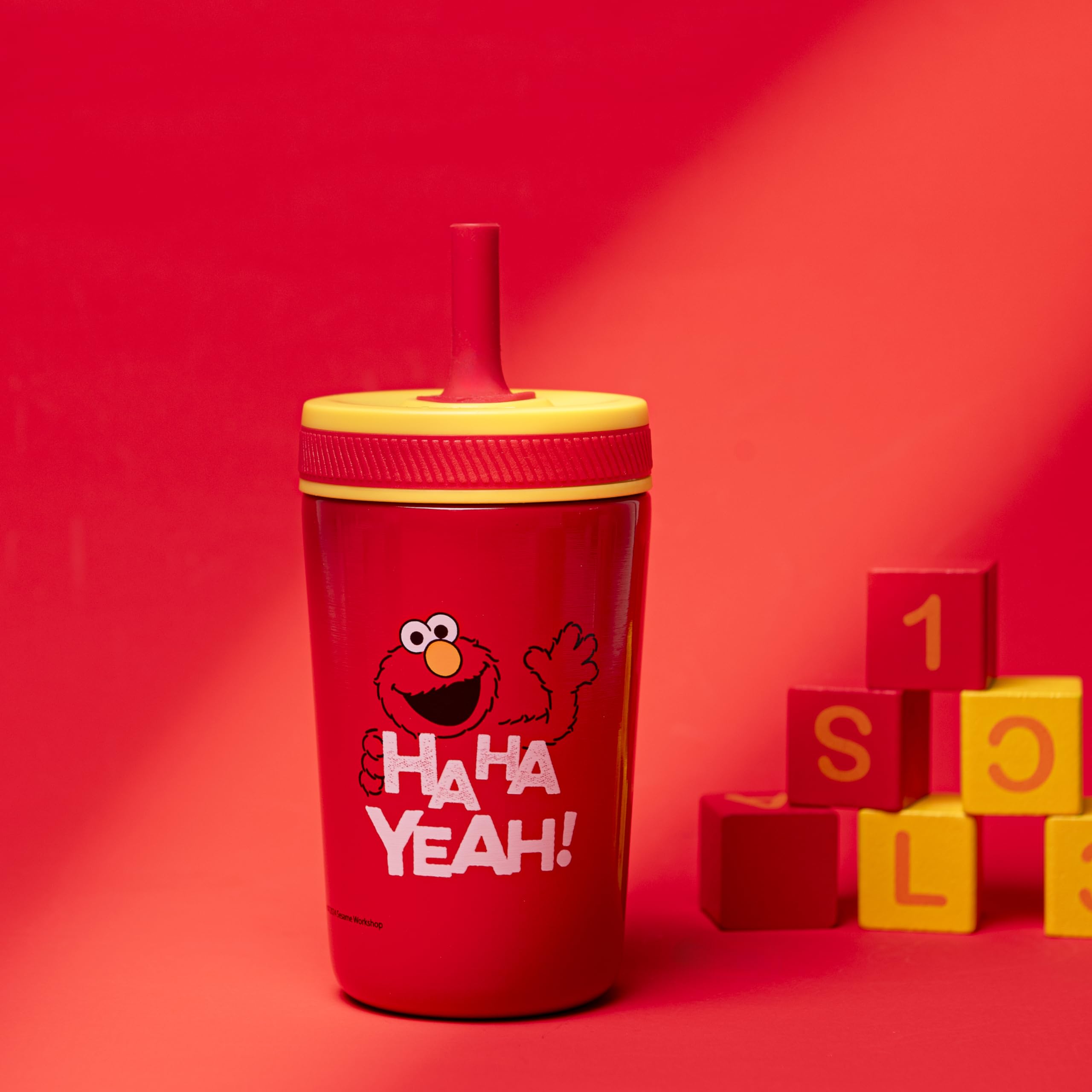 Foto 2 | Sippy Cup Zak Designs Sesame Street Kelso  350 Ml  Con Aislamiento Al Vacío - Venta Internacional.