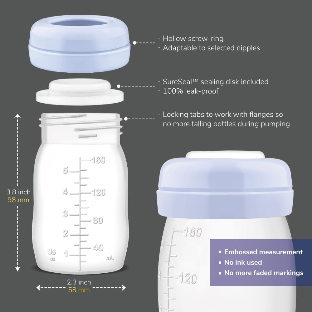 Foto 5 | Botella De Recolección Y Almacenamiento De Leche Materna Maymom 160 Ml - Venta Internacional.