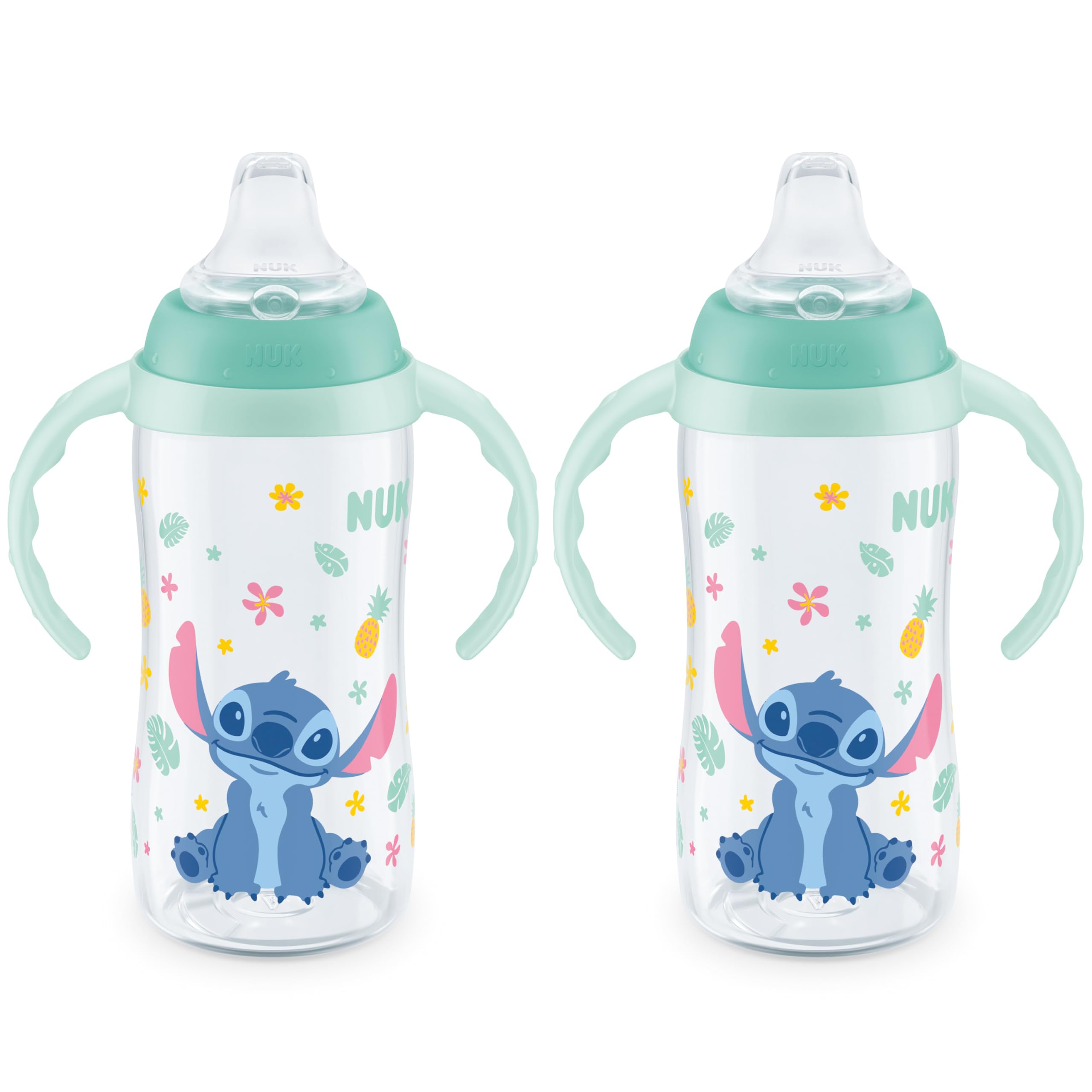 Foto 2 pulgar | Copa Sippy Cup Nuk Learner Cup Disney's Stitch  300 Ml  8 M+ (paquete De 2) - Venta Internacional.