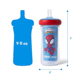 Foto 6 | Vasos Para Niños Pequeños The First Years Spidey Con Pajita 270 Ml Paquete De 2 - Venta Internacional.