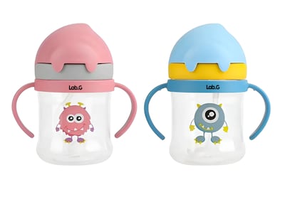Foto 1 | Vaso Entrenador 360 Antiderrames Bebés Rosa Y Azul