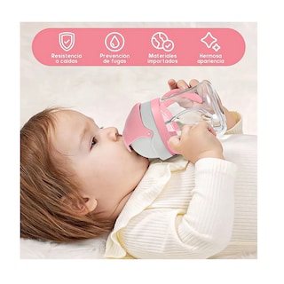 Foto 2 | Vaso Entrenador 360 Antiderrames Bebés Rosa Y Azul