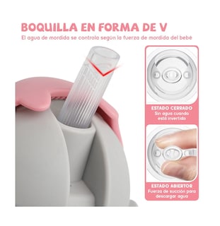 Foto 3 | Vaso Entrenador 360 Antiderrames Bebés Rosa Y Azul