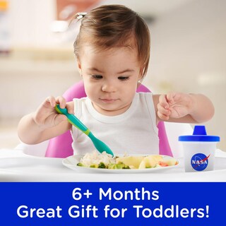 Foto 3 | Vaso Para Bebés Gamago Nasa Adorablemente Bonito Para Bebés De Más De 6 Meses 200 Ml - Venta Internacional.