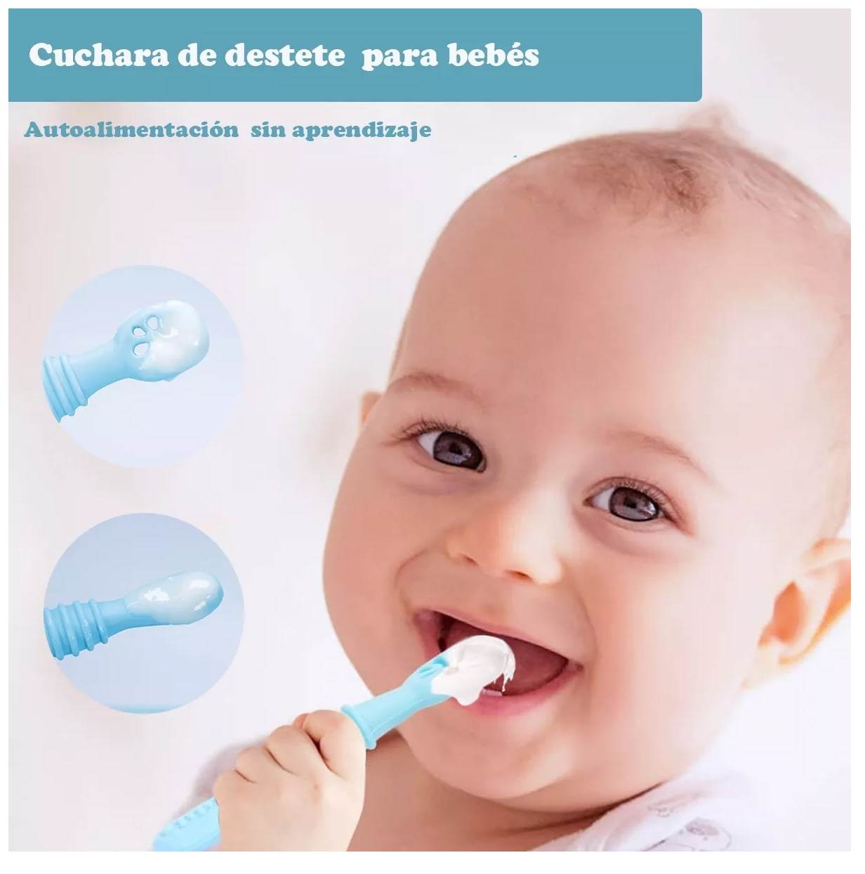 Foto 5 pulgar | Juego De Cucharas Belug para Bebé 6pack Multicolor Etapas 1 y 2