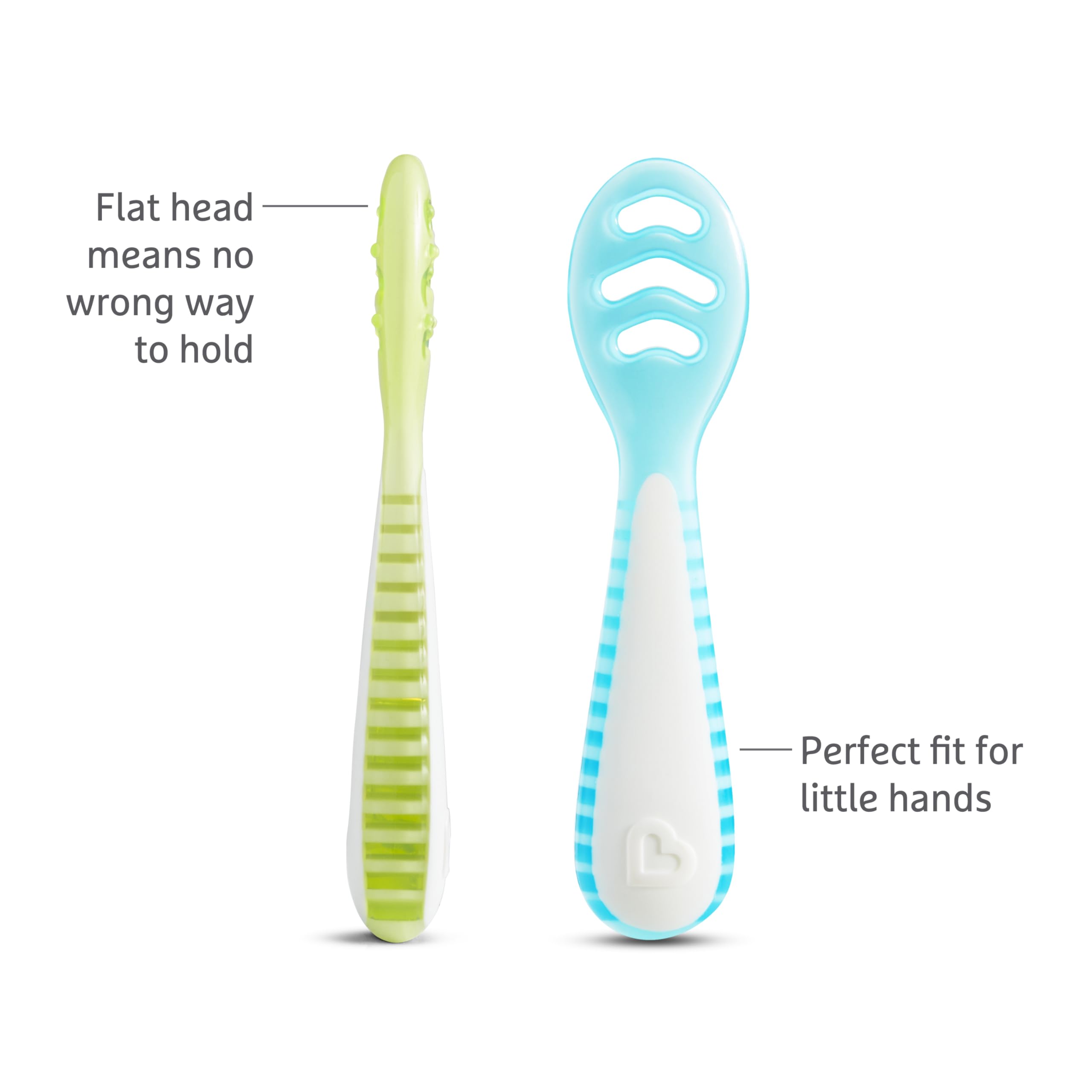 Foto 5 pulgar | Cucharas Para Bebés Munchkin Gentle Dip Para Autoalimentación, Paquete De 3 Unidades, Azul/verde - Venta Internacional.
