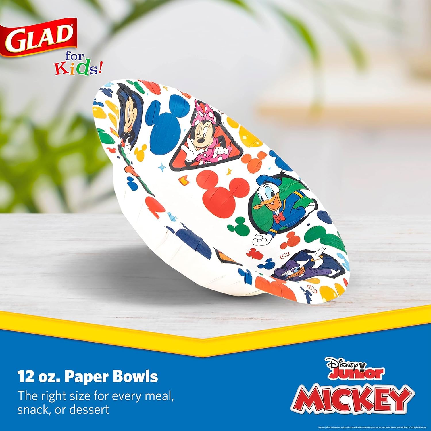 Foto 3 pulgar | Cuencos De Papel Glad Para Niños Disney Mickey And Friends, 350 Ml, 40 Unidades - Venta Internacional.