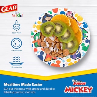 Foto 3 | Cuencos De Papel Glad Para Niños Disney Mickey And Friends, 350 Ml, 40 Unidades - Venta Internacional.