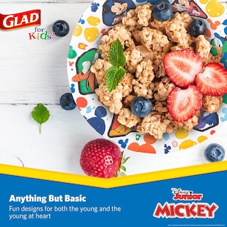 Foto 4 | Cuencos De Papel Glad Para Niños Disney Mickey And Friends, 350 Ml, 40 Unidades - Venta Internacional.