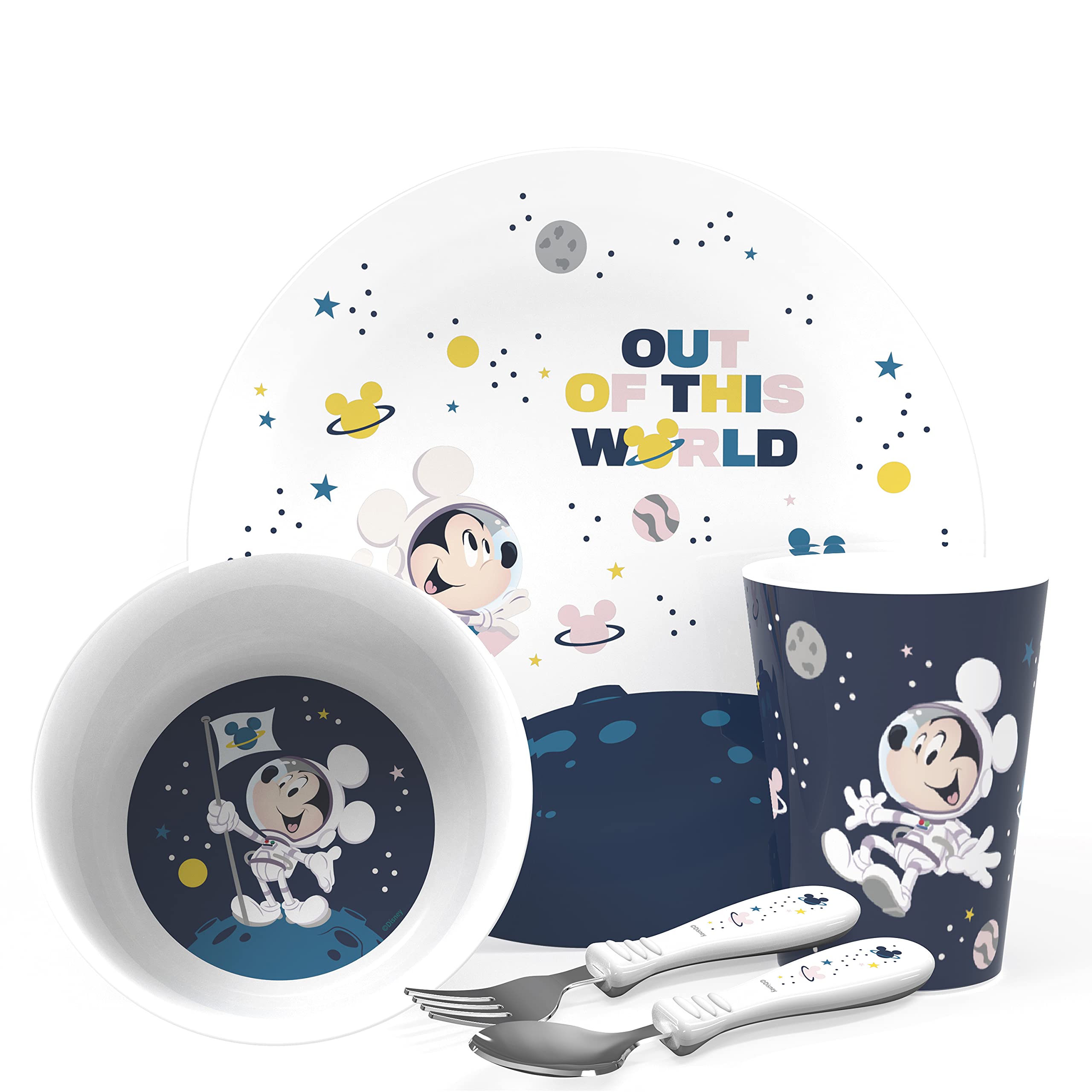 Foto 1 | Juego de Vajilla Zak Designs Disney Mickey Mouse Kids 5 Piezas - Venta Internacional