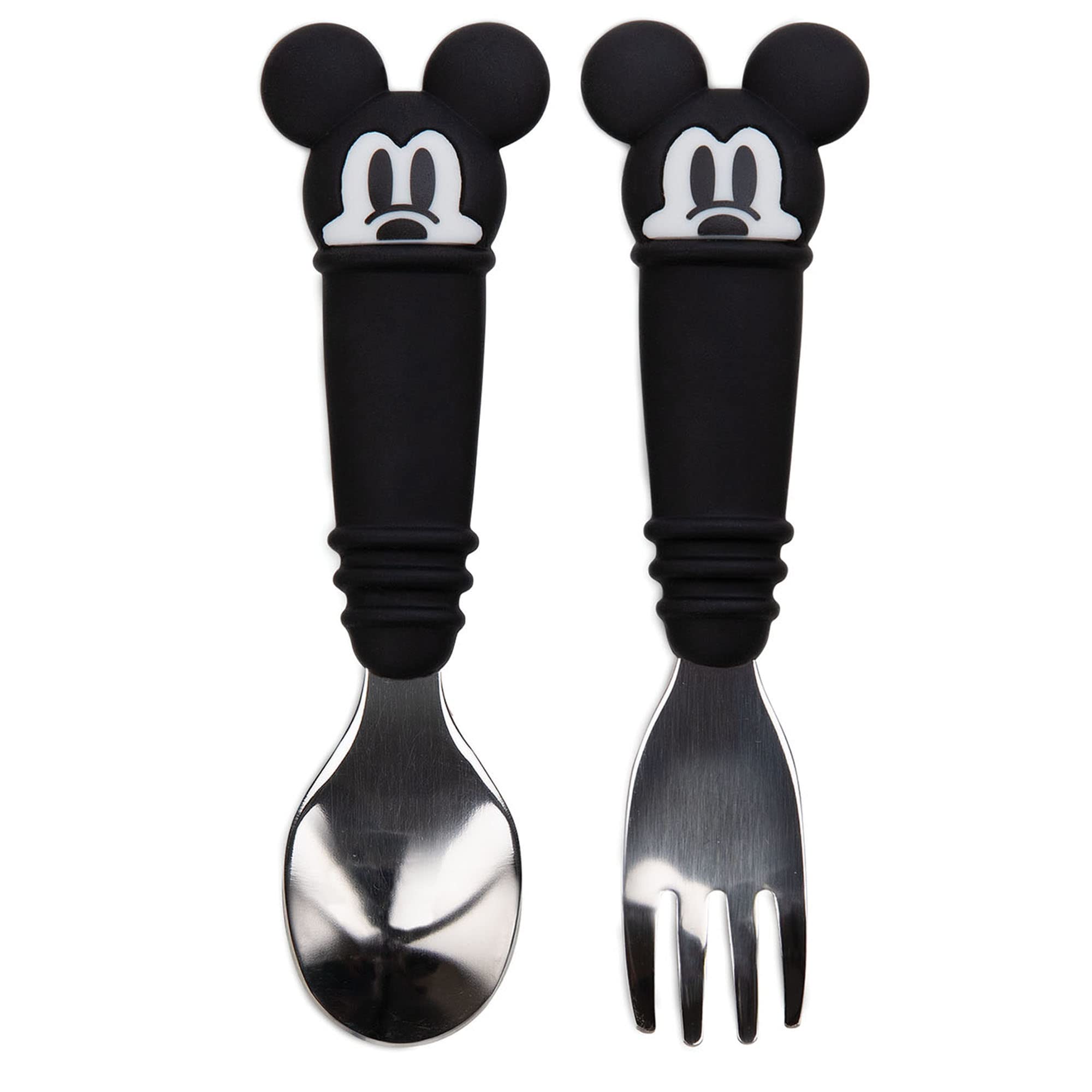 Foto 2 pulgar | Cubiertos de Entrenamiento Bumkins Disney de Silicona y Acero Inoxidable para Niños - Venta Internacional