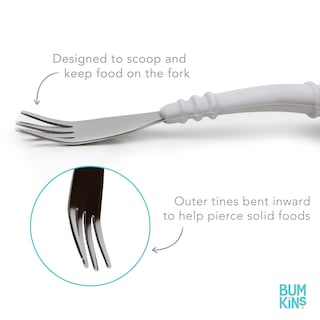 Foto 3 | Cubiertos de Entrenamiento Bumkins Disney de Silicona y Acero Inoxidable para Niños - Venta Internacional
