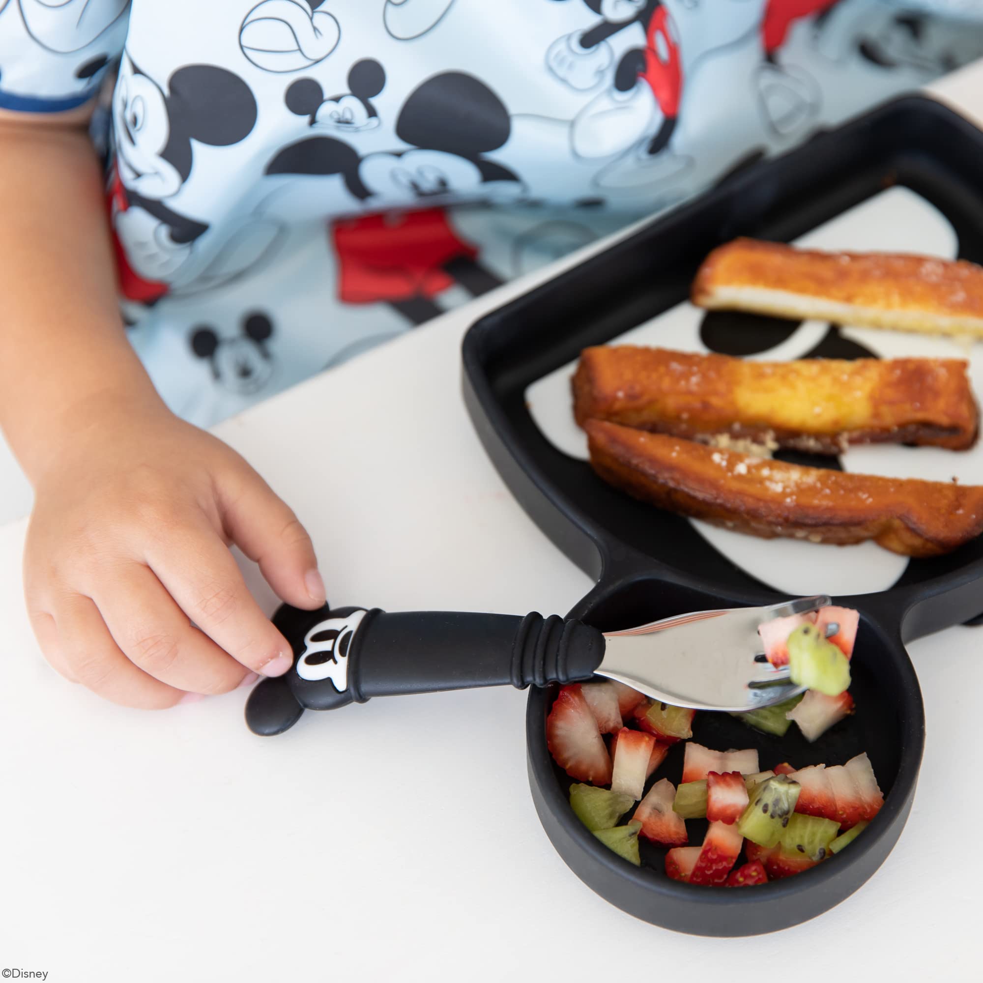 Foto 6 pulgar | Cubiertos de Entrenamiento Bumkins Disney de Silicona y Acero Inoxidable para Niños - Venta Internacional