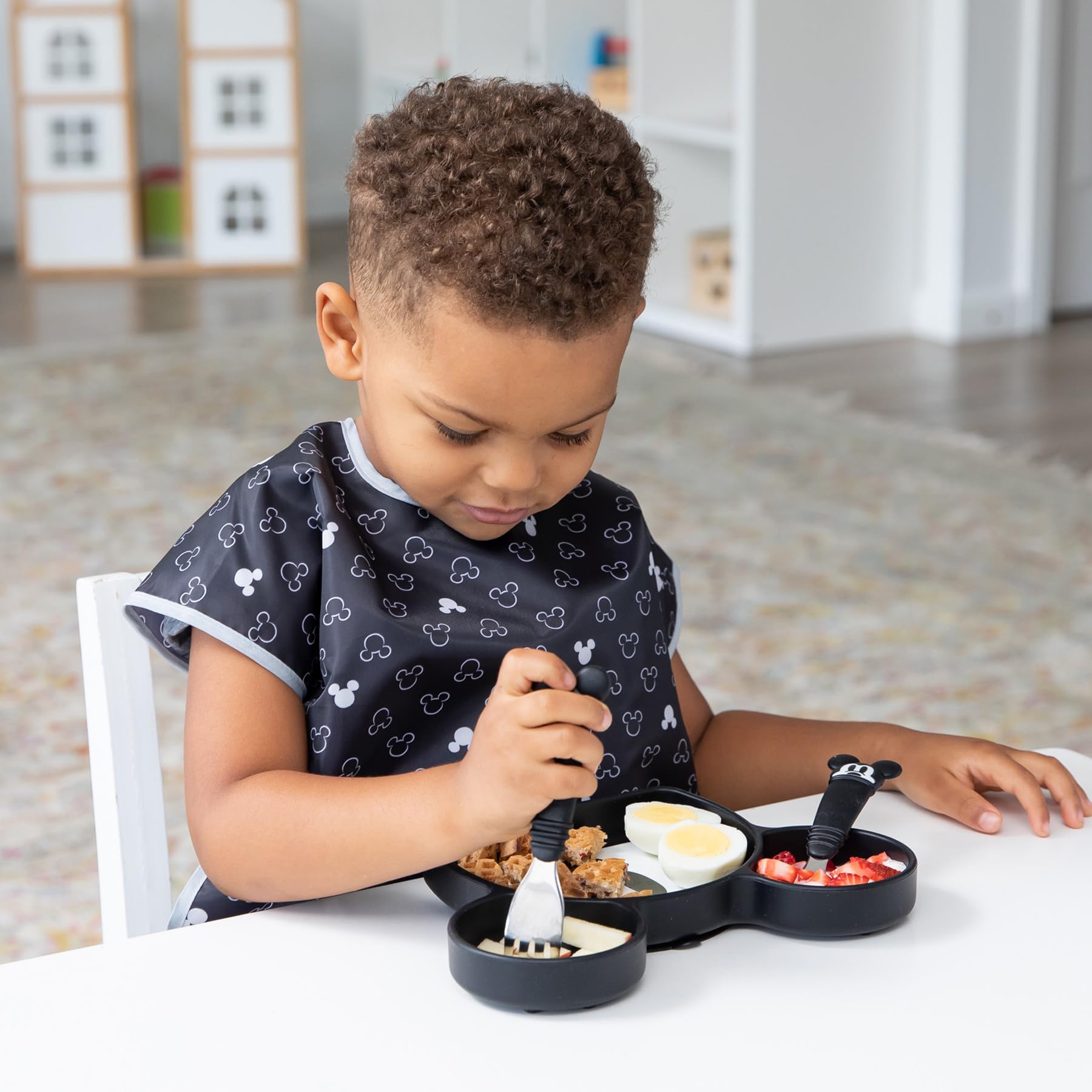 Foto 7 pulgar | Cubiertos de Entrenamiento Bumkins Disney de Silicona y Acero Inoxidable para Niños - Venta Internacional