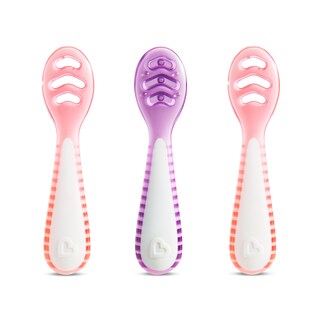 Foto 1 | Cucharas Para Bebés Munchkin Gentle Dip Para Autoalimentación, Paquete De 3 - Venta Internacional.