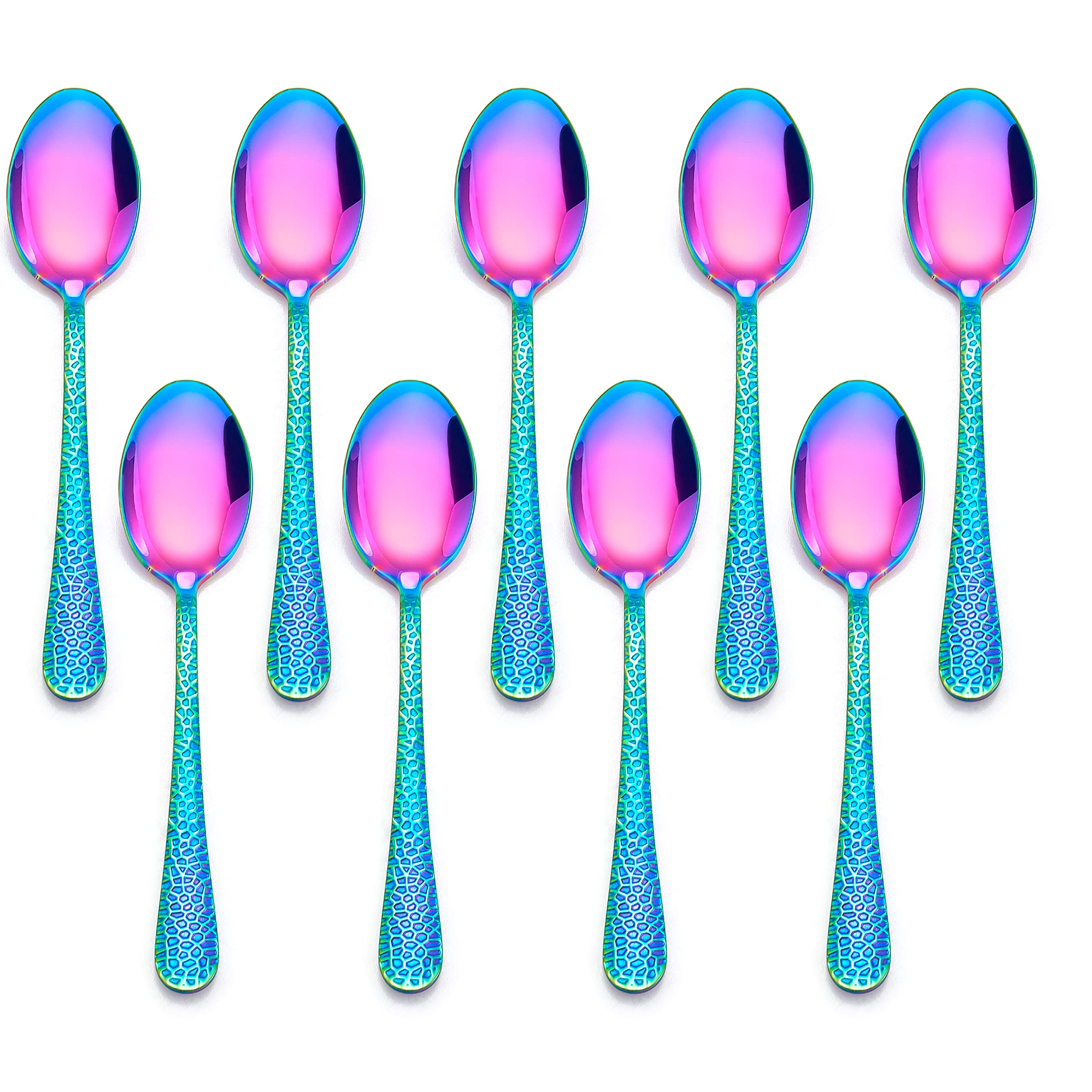 Foto 2 pulgar | Juego De Cubiertos Lianyu Rainbow De Acero Inoxidable Para Niños, 9 Piezas - Venta Internacional.
