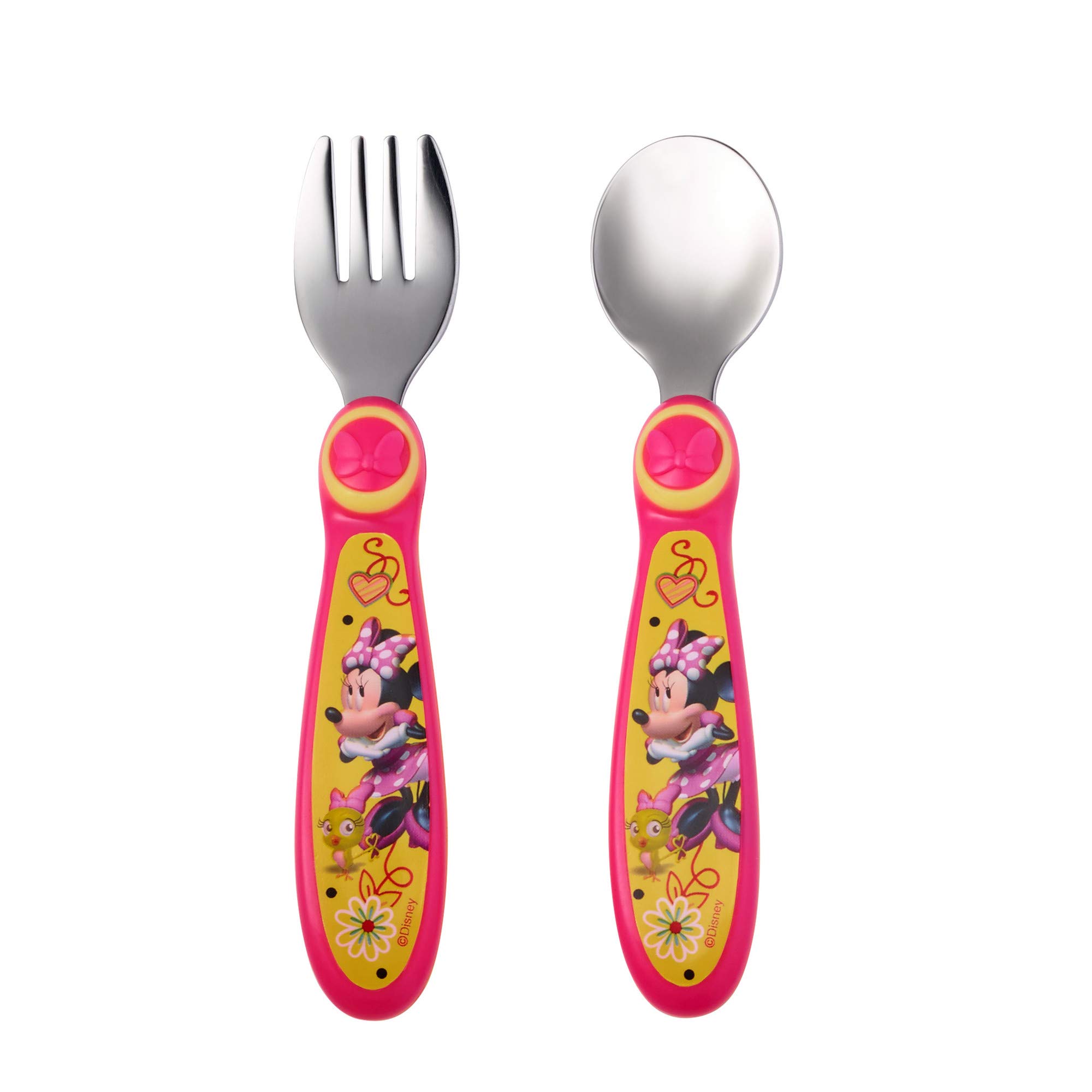 Foto 2 pulgar | Juego De Cubiertos Disney Baby Minnie Mouse De Acero Inoxidable Para Niños - Venta Internacional.