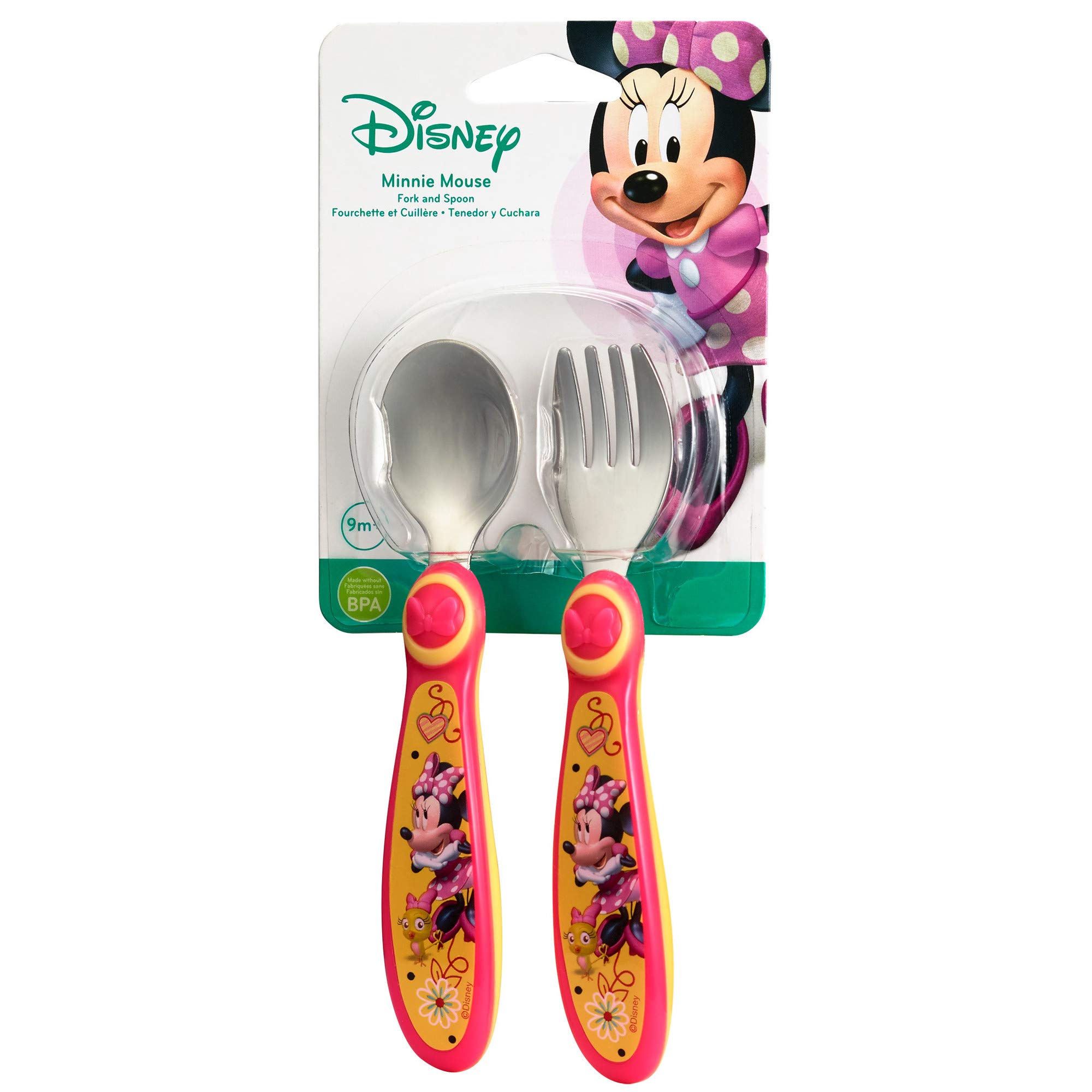Foto 3 pulgar | Juego De Cubiertos Disney Baby Minnie Mouse De Acero Inoxidable Para Niños - Venta Internacional.