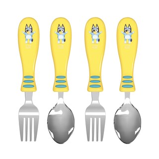 Foto 1 | Juego De Cubiertos Bluey Kid De Zak Designs, 2 Tenedores Y 2 Cucharas - Venta Internacional.