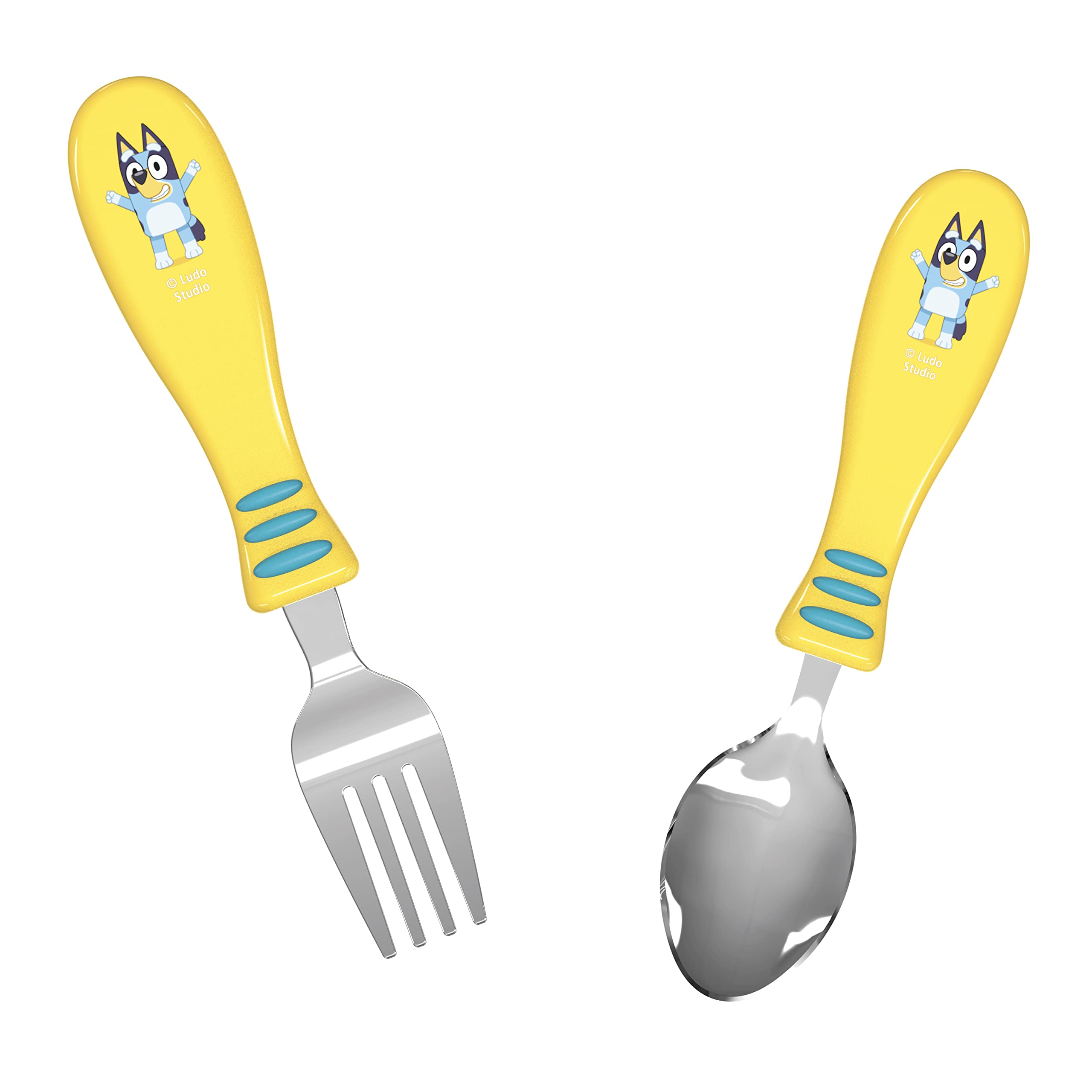 Foto 7 | Juego De Cubiertos Bluey Kid De Zak Designs, 2 Tenedores Y 2 Cucharas - Venta Internacional.