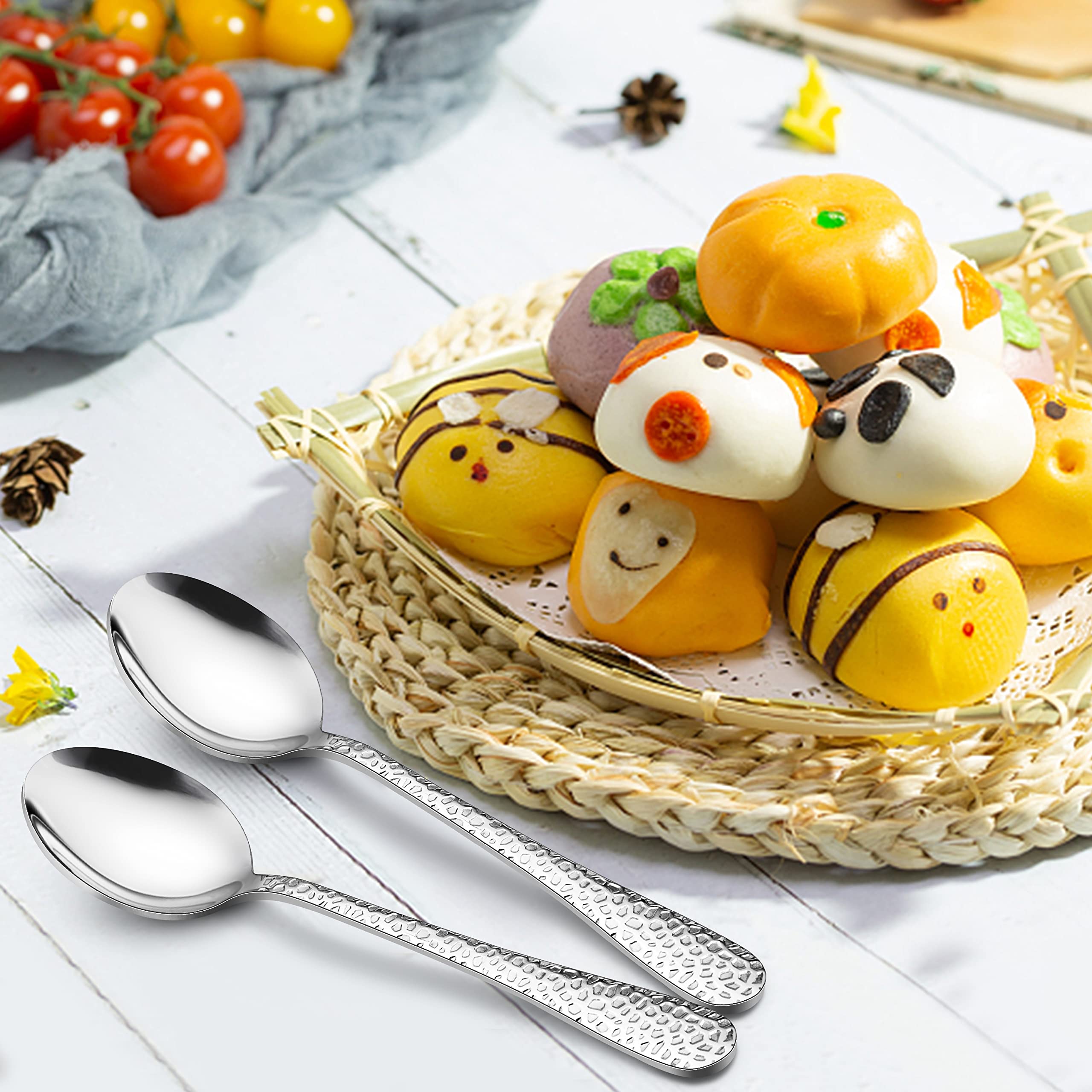 Foto 5 | Juego De Cucharas Infantiles Lianyu De Acero Inoxidable, 9 Piezas, Para Niños - Venta Internacional.