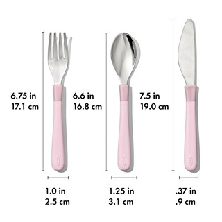 Foto 2 | Juego de Cubiertos Oxo Tot Blossom para Niños Mayores de 3 Años - Venta Internacional