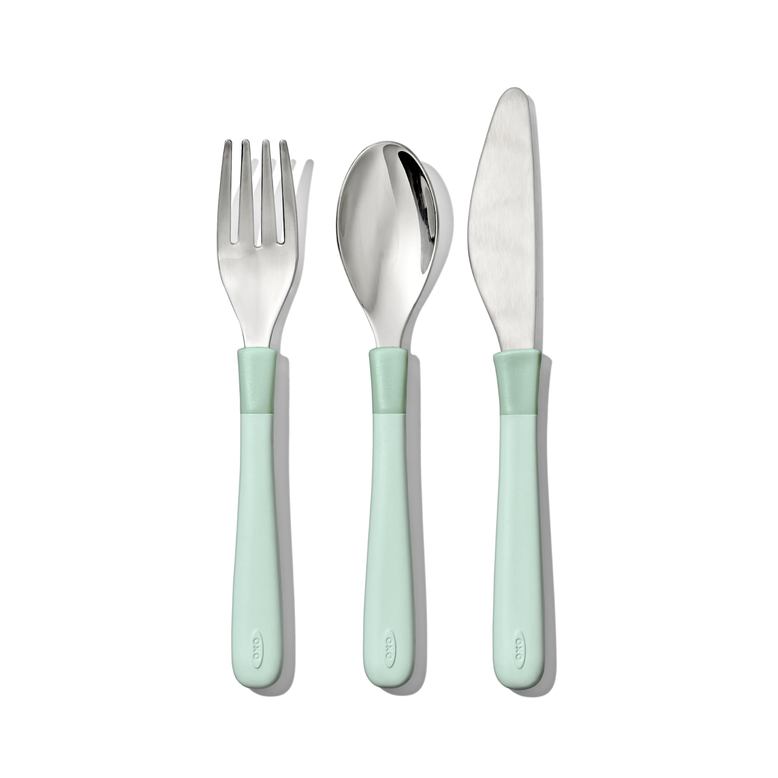 Foto 2 pulgar | Juego de Cubiertos Oxo Tot para Niños Grandes Acero Inoxidable Opal - Venta Internacional