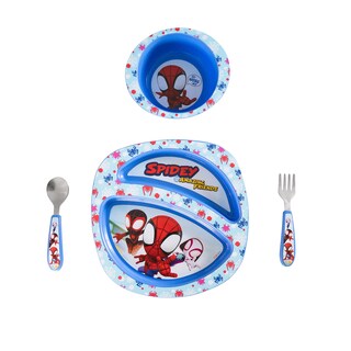Foto 1 | Juego De Vajilla Para Niños Pequeños The First Years Spidey, 4 Piezas - Venta Internacional.