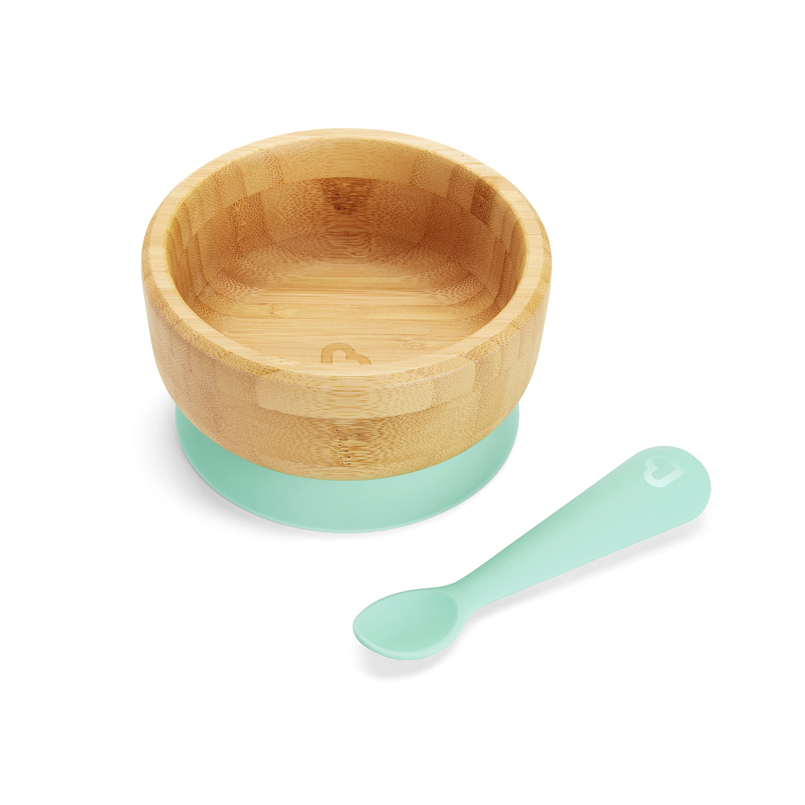 Foto 2 pulgar | Cuenco con Ventosa y Cuchara de Silicona Munchkin Bambou para Bebé - Venta Internacional