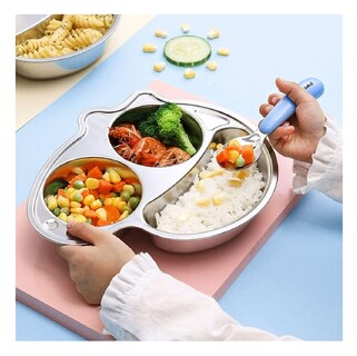 Foto 4 | Kit De Cubiertos Para Bebés Cuchara Tenedor Rosa, Verde Y Azul