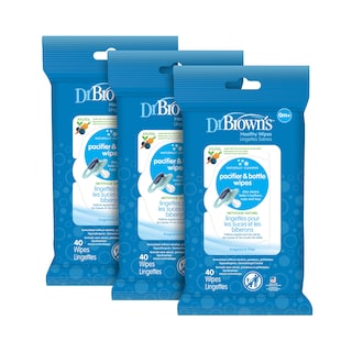 Foto 1 | Toallitas Dr. Brown's Para Biberones Y Chupetes Healthy, 40 Unidades, Paquete De 3 - Venta Internacional.