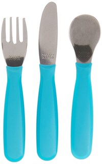 Foto 1 | Juego De Cubiertos Nuk Kiddy De Acero Inoxidable Para Mayores De 18 Meses (tenedor, Cuchillo Y Cuchara) - Venta In