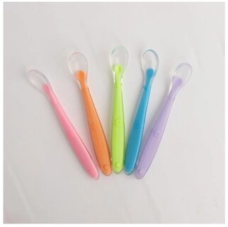 Foto 1 | Cucharas de Silicona Xtellar para Bebé 5 Piezas
