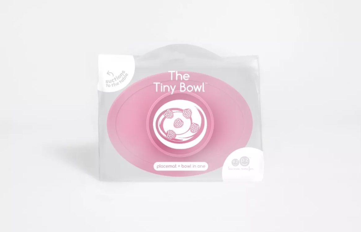 Foto 4 pulgar | Plato Para Bebé Autoadherible De Silicón Ezpz Tiny Bowl Rosa