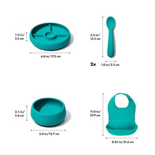 Foto 2 | Set de Alimentación Oxo Azul-Venta Internacional