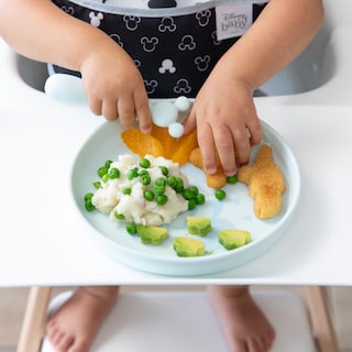 Foto 7 | Juego de Platos y Cucharas Bumkins Disney Baby Mickey Mouse de Silicona - Venta Internacional