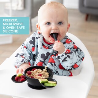 Foto 4 | Set de Alimentación Bumkins Plato y Cuchara de Mickey- Venta Internacional