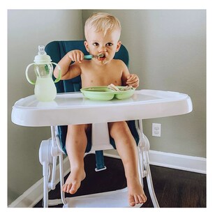 Foto 4 | Juego De 3 Platos De Silicona Para Niños Con Ventosa U Chef Color Beige/verde/rosa