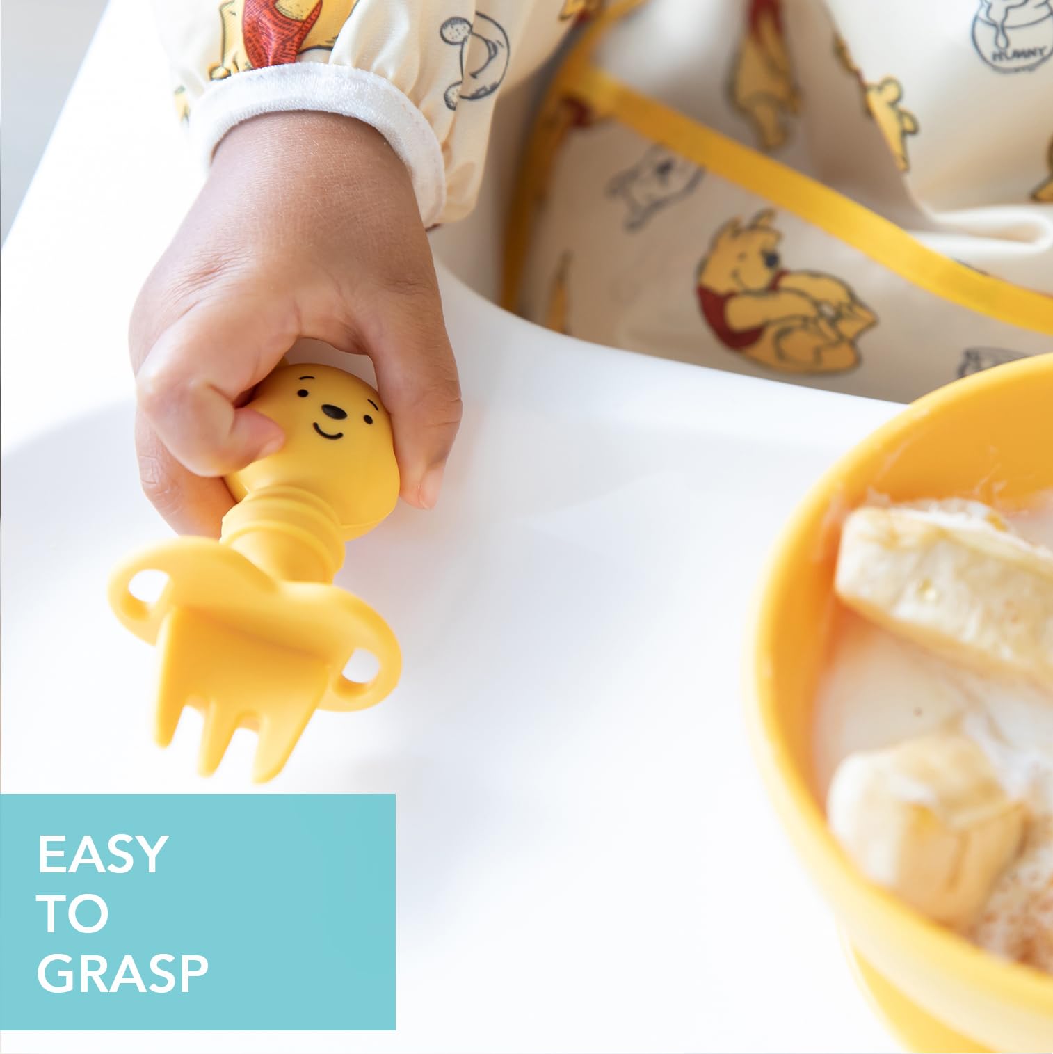 Foto 3 | Juego De Utensilios De Cocina Bumkins Disney Baby Chewensils Spoon 6 M+ Winnie - Venta Internacional.