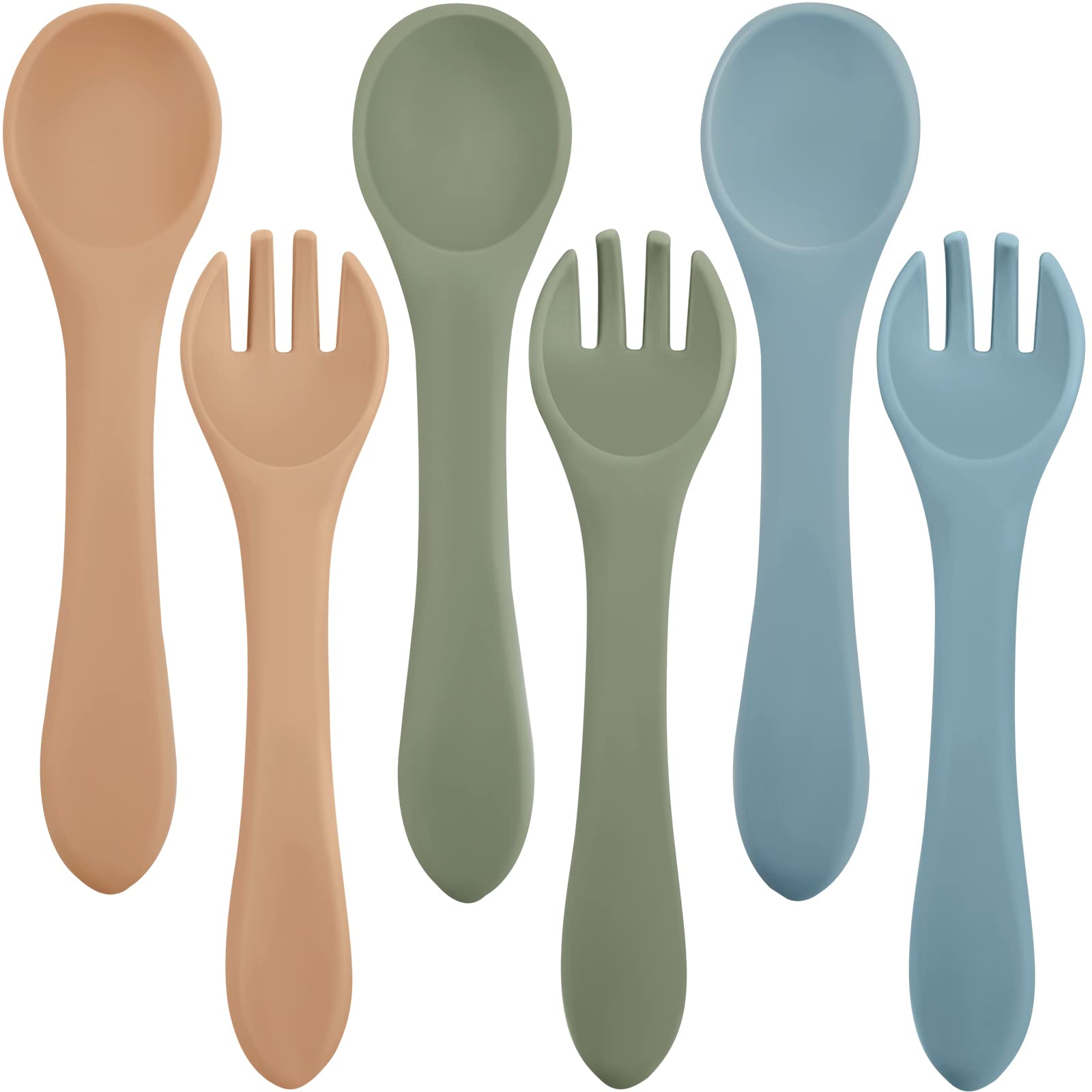 Foto 1 | Set de Alimentación para Bebés Nuenen Tenedores y Cucharas 6 Piezas - Venta Internacional