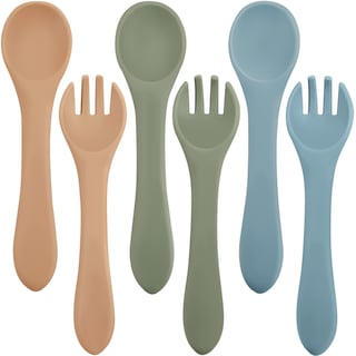 Foto 1 | Set de Alimentación para Bebés Nuenen Tenedores y Cucharas 6 Piezas - Venta Internacional