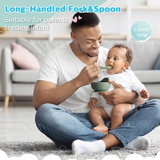 Foto 3 | Set de Alimentación para Bebés Nuenen Tenedores y Cucharas 6 Piezas - Venta Internacional