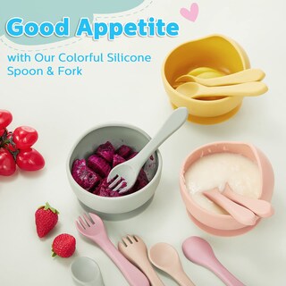 Foto 7 | Set de Alimentación para Bebés Nuenen Tenedores y Cucharas 6 Piezas - Venta Internacional
