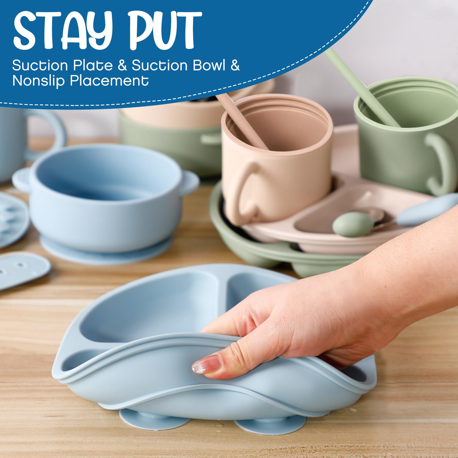 Foto 5 pulgar | Set de Alimentación para Bebés Yinder Silicone 24 Piezas - Venta Internacional