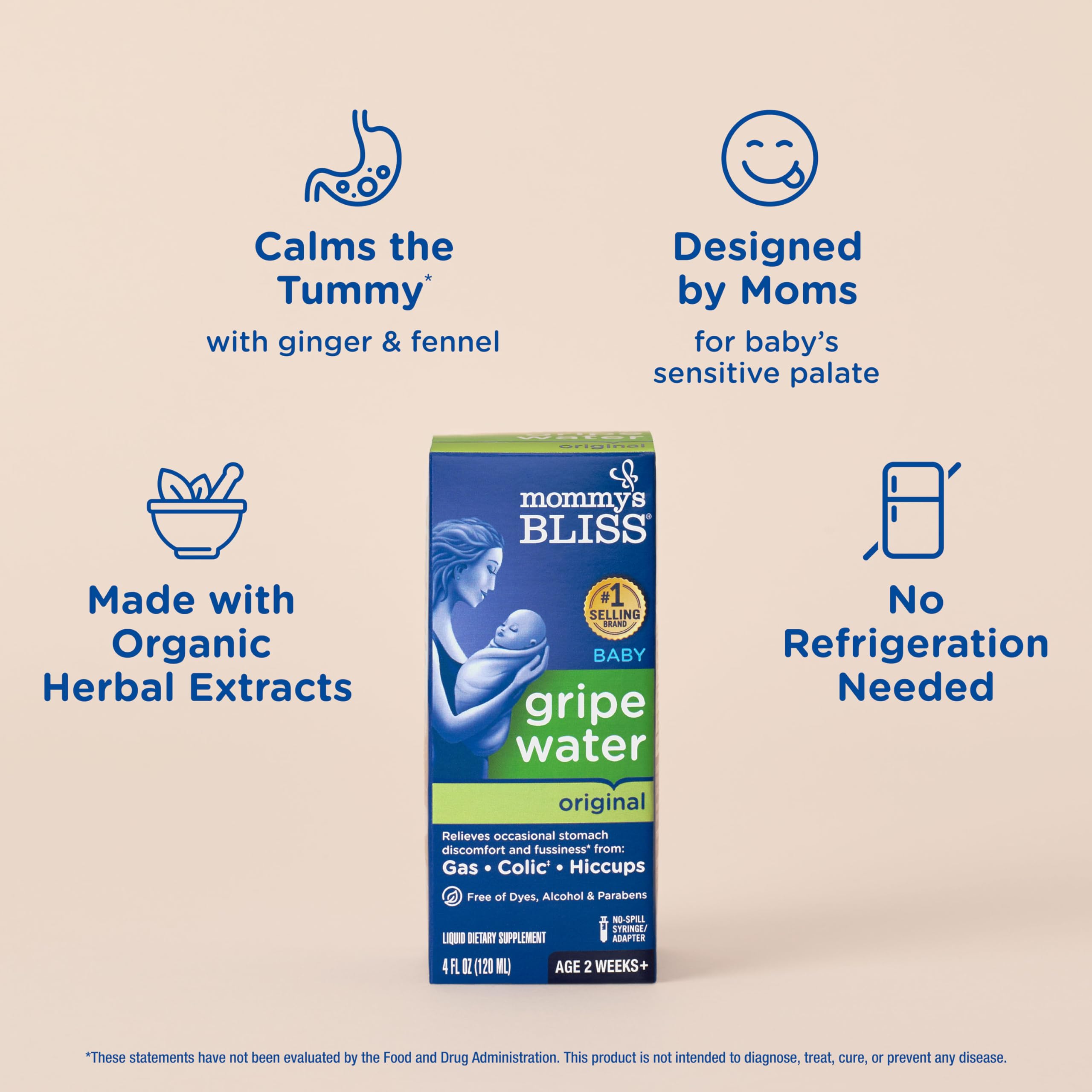 Foto 5 pulgar | Gripe Water Mommy's Bliss Original Infant, 118 Ml (paquete De 1) - Venta Internacional.