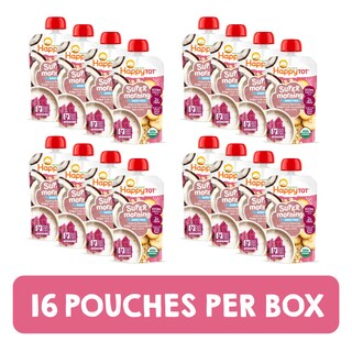 Foto 2 | Bolsitas De Comida Para Bebés Happytot Stage 4 Super Morning 120 Ml X 16 - Venta Internacional.